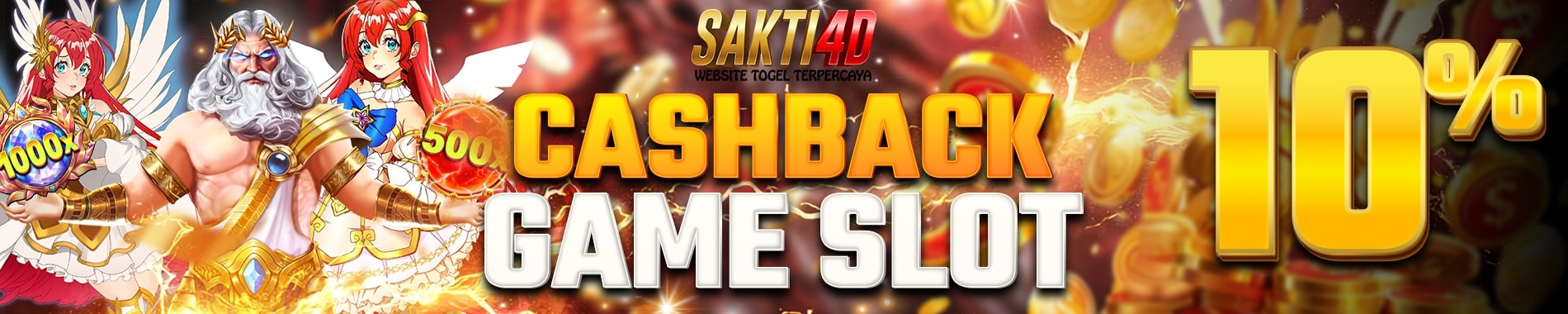 sakti4d bonus cashback slot 10%